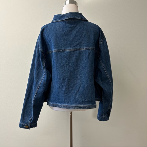 Rachel Zoe • Cropped Denim Jacket - Picture 3 of 5